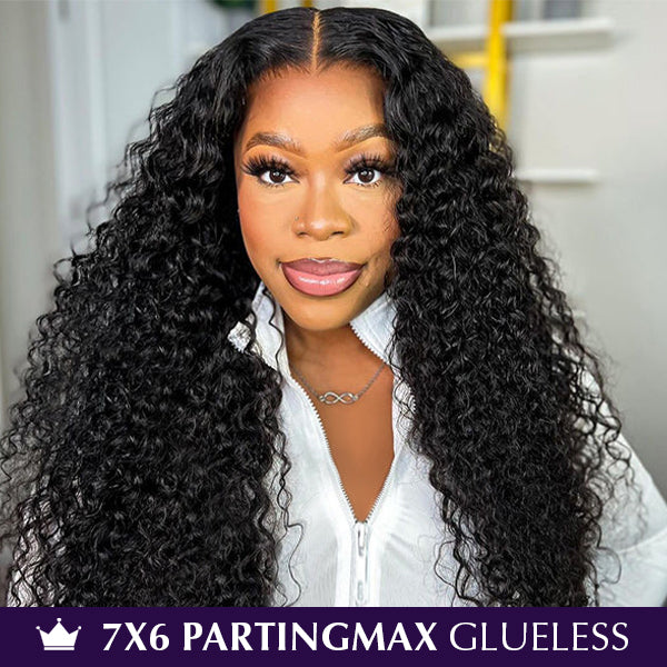 PartingMax | Ready To Wear Deep Wave Wigs 7x6 HD Lace Closure Wigs 100% Human Hair Wig