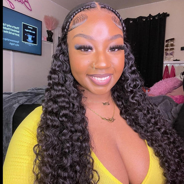 HD Lace Front Wigs Water Wave Wigs Human Hair Preplucked 13x4 13x6 Lace Front Wigs