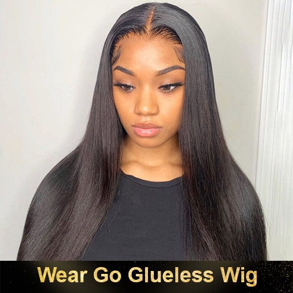 Wear Go Undetectable 13x4 HD Lace Front Wigs Glueless Human Hair Wigs Natural Look Beginner Friendly for Women