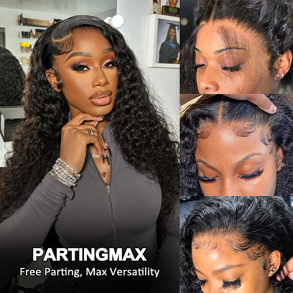 Deep Wave Human Hair HD Lace Front Wigs Natural Look Brazilian Deep Curly 13x4 13x6 Virgin Hair Frontal Wig