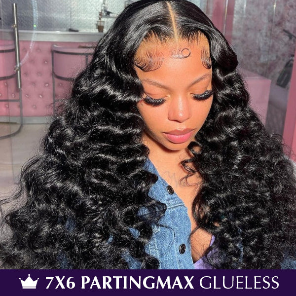PartingMax | 7x6 HD Lace Closure Wigs Ready To Wear PartingMax Loose Deep Wave Wigs Beginner Friendly