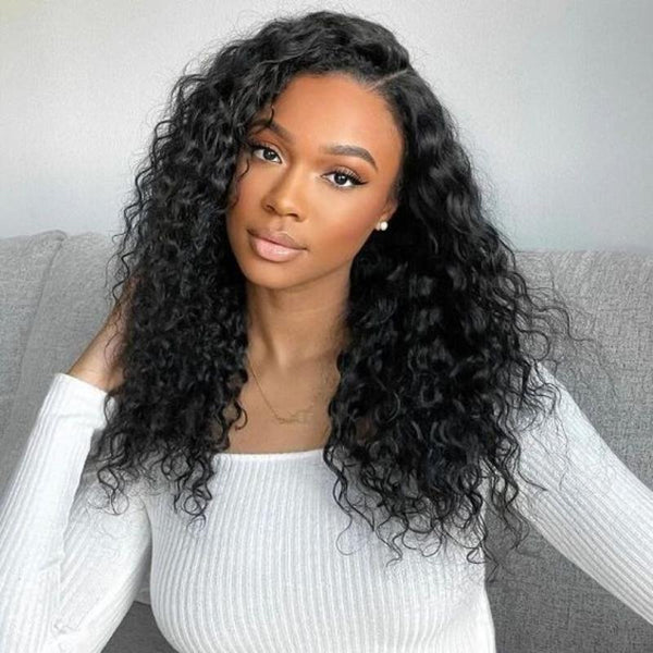 Pre-Everything | Invisible Knots Ready To Wear Glueless Wigs Water Wave Wig 13x6 Lace Frontal Wigs Pre Cut Wigs Beginner Friendly