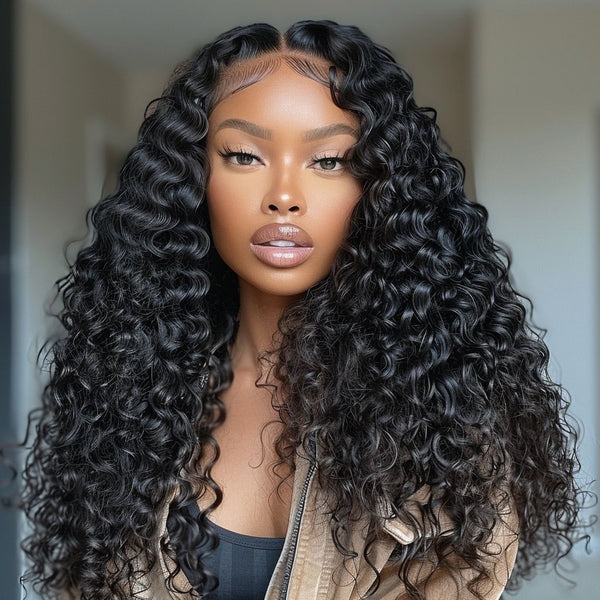 PartingMax | 7x6 HD Lace Closure Curly Human Hair Wig  Invisible Knots Glueless Wigs