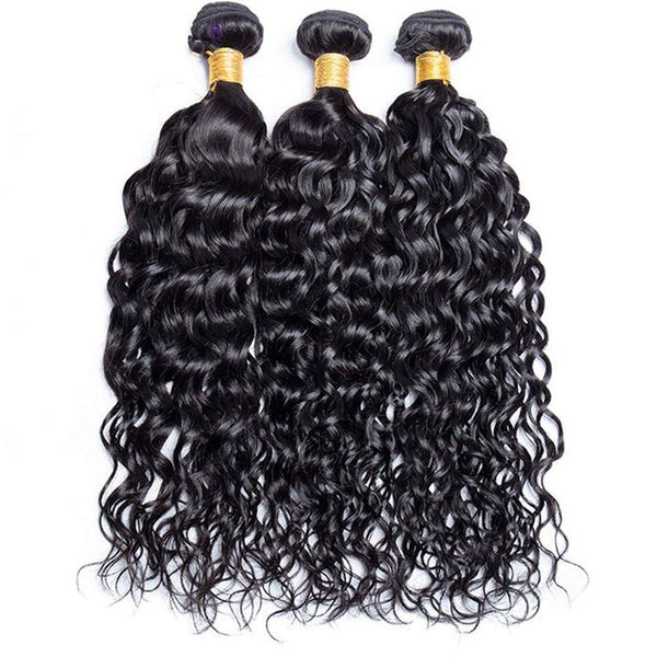 Natural Wave Virgin Hair Bundles 1/3/4Pcs Black Hair Extensions